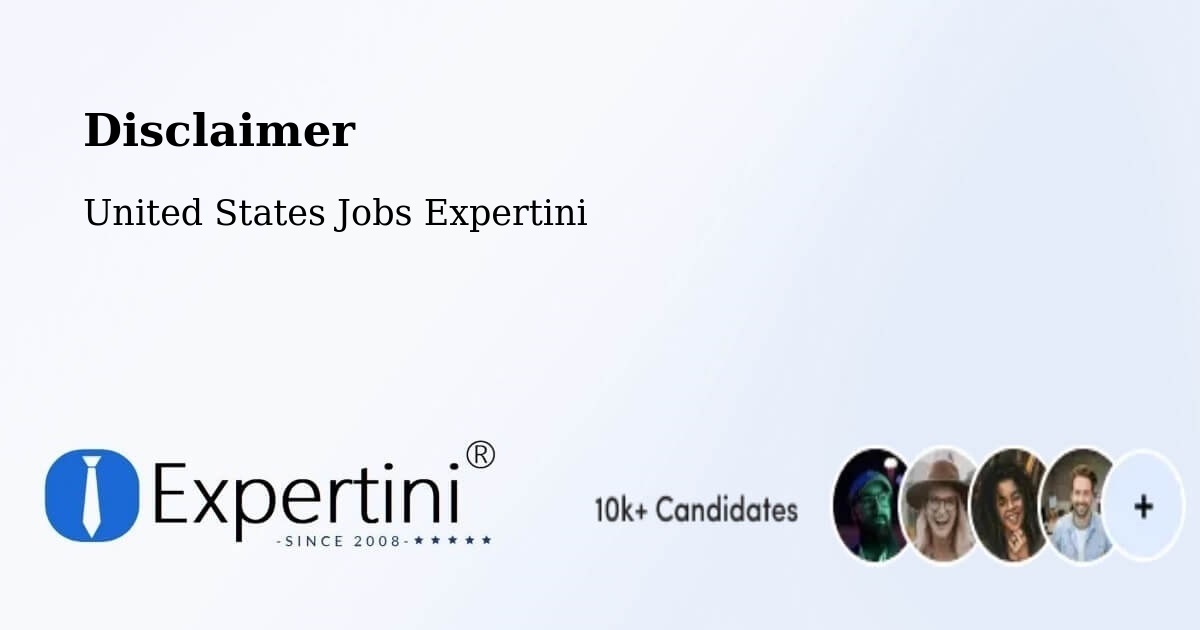 Disclaimer – Grandview - United States Jobs Expertini